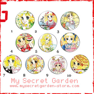 Candy Candy キャンディ・キャンディ Anime Pinback Button Badge Set 3a or 3b ( or Hair Ties / 4.4 cm Badge / Magnet / Keychain Set )